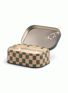 BIS0404EU Bistro 127g Mushroom Printed Tin Candle - Wild Mushroom